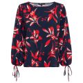Womens Nocturnal Eliva Crepe Light L/s Top