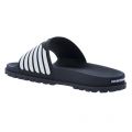 Mens Blue Logo Slides 22399 by Emporio Armani from Hurleys