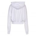 Womens White Signature Logo Crop Hoodie 103284 by Versace Jeans Couture from Hurleys