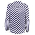 Womens True Navy Stripe Pleated Blouse 20282 by Michael Kors from Hurleys