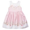 Girls Rose Floral Border Dress 22598 by Mayoral from Hurleys