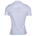 Mens White Chest Logo Regular Fit S/s Polo Shirt