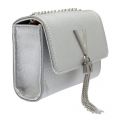Womens Silver Grain Divina Tassel Small Crossbody Bag 53765 by Valentino from Hurleys