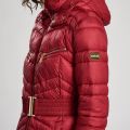 Womens Rhubarb Cross Hooded Quilted Coat 51332 by Barbour International from Hurleys