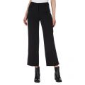 Womens Black Outline Logo Tape Wide Trousers 79697 by Calvin Klein from Hurleys