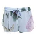 Womens Mint Abbly Distinguishing Rose Cover Up Shorts
