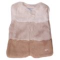 Girls Ocher Faded Faux Fur Gilet 12839 by Mayoral from Hurleys
