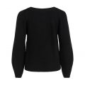 Womens Black Viril Square Neck Knitted Top 98969 by Vila from Hurleys