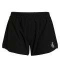 Womens Black Logo Lounge Shorts 87096 by Calvin Klein from Hurleys