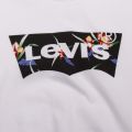 Mens White Housemark Floral Logo S/s T Shirt 57860 by Levi's from Hurleys