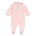 Baby Pink Logo Trim Babygrow 55883 by BOSS from Hurleys