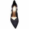 Womens Navy Eriino Print Mid Heel Courts 85511 by Ted Baker from Hurleys