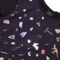 Womens Black Trinket Print T Shirt Dress 27525 by PS Paul Smith from Hurleys