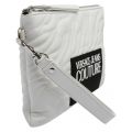 Womens White Animal Quilted Pouch Crossbody Bag 55112 by Versace Jeans Couture from Hurleys