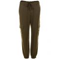 Womens Dark Olive Night Military Tencel Tapered Trousers 60347 by French Connection from Hurleys