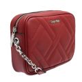 Womens Red Currant Quilted Camera Bag 95423 by Calvin Klein from Hurleys
