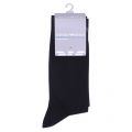 Mens Black Logo Band 3 Pack Socks 106025 by Emporio Armani from Hurleys