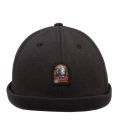 Boys Black Fleece Docker Hat 90119 by Parajumpers from Hurleys