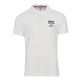 Mens Whisper White Chad S/s Polo Shirt 83058 by Barbour Steve McQueen Collection from Hurleys