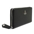 Womens Black Polly Zip Around Purse 92988 by Vivienne Westwood from Hurleys