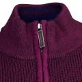 Mens Purple Pistach Half Zip Knitted Jumper 14218 by Ted Baker from Hurleys