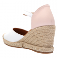 Womens Off White Gloria Rope Wedges 107844 by Moda In Pelle from Hurleys