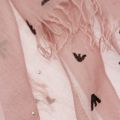 Womens Pale Pink Eagle Logo Scarf 19967 by Emporio Armani from Hurleys