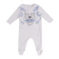 Baby Optic White Tiger Babygrow 45797 by Kenzo from Hurleys
