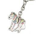 Mens Silver Zebra Keyring 95764 by PS Paul Smith from Hurleys