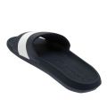 Mens Navy/White Croco Slide 120 89635 by Lacoste from Hurleys