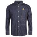 Anglomania Mens Blue Denim Lars Workman L/s Shirt 20669 by Vivienne Westwood from Hurleys