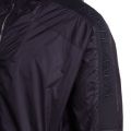 Mens Navy Tonal Logo Hooded Jacket 85061 by Emporio Armani from Hurleys