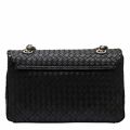 Womens Black Woody Woven Shoulder Bag 37852 by Valentino from Hurleys