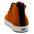 Baby Orange Suede Hi Tops (17-26) 65376 by BOSS from Hurleys