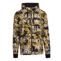 Mens Black Baroque Reversible Hooded Jacket 43695 by Versace Jeans Couture from Hurleys