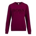 Casual Womens Raspberry Taloga Crew Sweat Top 51546 by BOSS from Hurleys