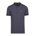 Athleisure Mens Navy Paddy 2 Regular Fit S/s Polo Shirt 44923 by BOSS from Hurleys