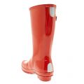 Original Kids Military Red Gloss Wellington Boots (12-4) 10653 by Hunter from Hurleys