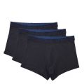 Mens Navy 3 Pack Cotton Trunks 52386 by Ted Baker from Hurleys