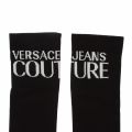 Mens Black Branded Sports Socks 80709 by Versace Jeans Couture from Hurleys