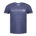 Mens Blue Marine Mel Sia S/s T Shirt 32892 by Napapijri from Hurleys