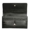Womens Black Grote Croc Large Purse 79440 by Valentino from Hurleys