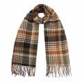 Womens Tortoise Shell Vianthea Check Scarf 79690 by Vila from Hurleys