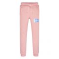 Girls Soothing Pink Monogram Badge Sweat Pants 77726 by Calvin Klein from Hurleys
