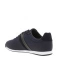 Athleisure Mens Dark Blue Maze_Lowp_Knit Trainers 33683 by BOSS from Hurleys