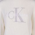 Womens Tofu Two Tone Monogram Loose Knitted Sweat Top 102782 by Calvin Klein from Hurleys