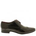 Mens Black Patent Albbin Derby Shoes 25324 by Ted Baker from Hurleys