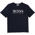 Boys Navy Branded S/s T Shirt 19652 by BOSS from Hurleys