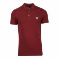 Casual Mens Burgundy Passenger Slim Fit S/s Polo Shirt 51574 by BOSS from Hurleys