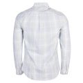 Mens Light Mint Ashtead Check Slim L/s Shirt 27592 by Farah from Hurleys